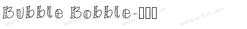 Bubble Bobble字体转换